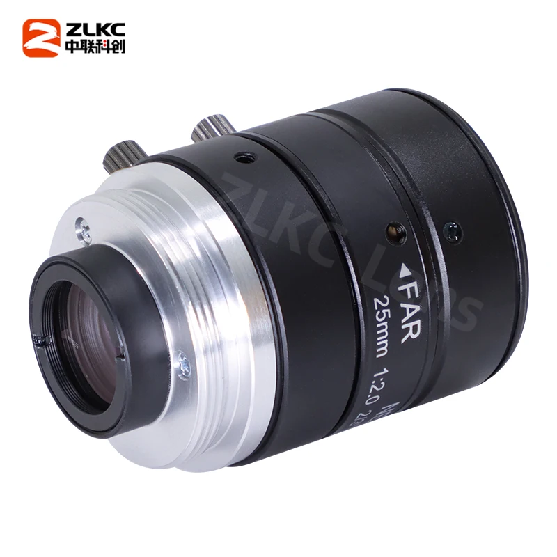 25mm Lens C Mount Camera 2/3 Inch 10MP High-quality Lens F2.0 Aperture Machine Vision Low Distortion fa/cctv Cameras LM2520MP10