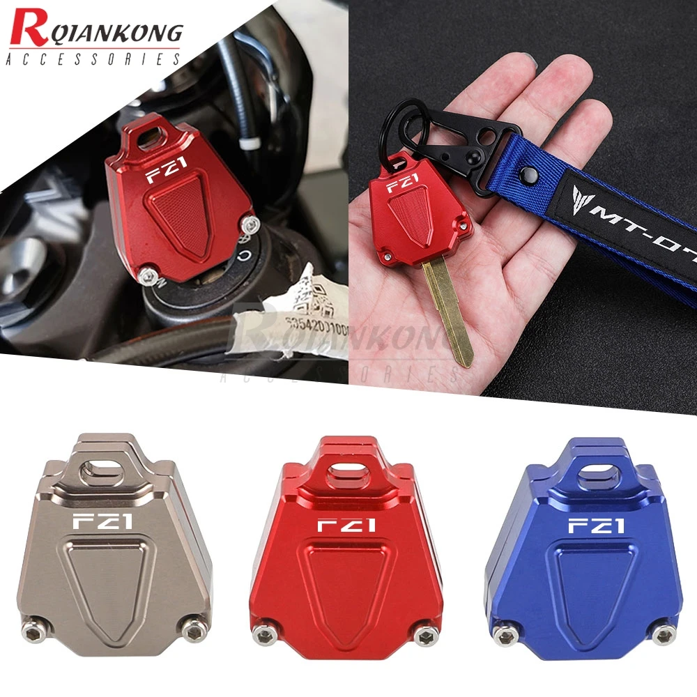 

For Yamaha FZ1 FZ-1 Fazer FZ 1 2001-2021 2022 2023 2024 2025 2026 Motorcycle Keychain Key Shell Key Case Cover Key Chain Keyring