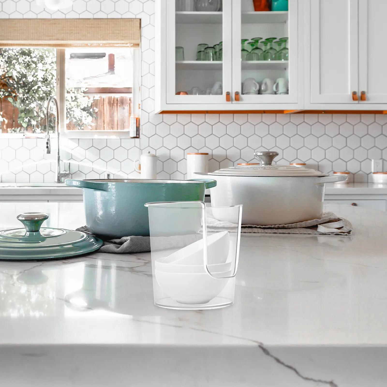 

1 шт. Подставка для хранения кухонных мисок, простой дизайн, экономия места, органайзер для мисок, не требует установки, для дома, ресторана, отеля