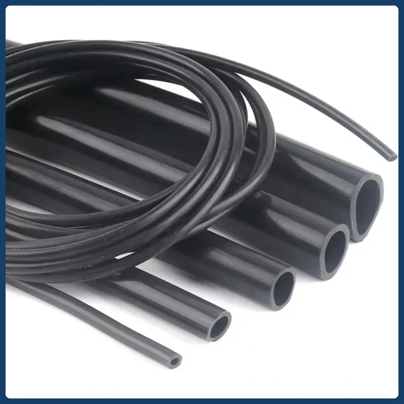 

1/3/5M Lot I.D 1~23mm Black Silicone Tube Flexible Aquarium Air Pump Soft Rubber Hose Heat Resistant High Presure Fuel Tank Pipe