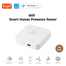 IHSENO Wifi Human Presence Sensor Smart Life 24G MmWave Radar Motion Sensor Battery Powered Detect Monitor Breathing
