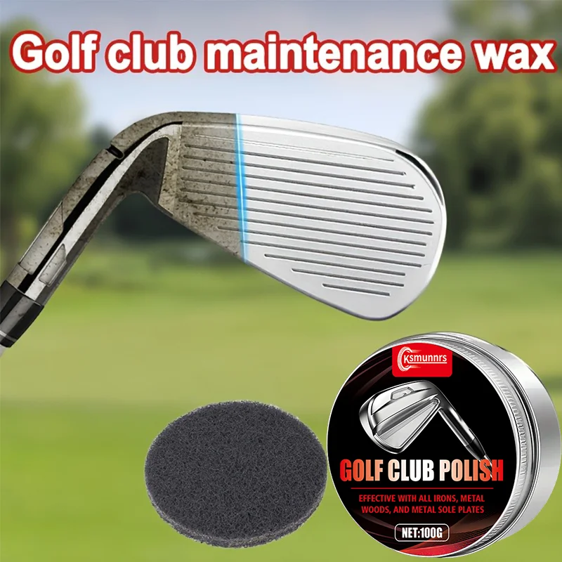 Professional Golf Club Polish Wax - Quick Scratch & Oxidation Remover, Mirror Gloss Restorer, Aluminum Alloy Club Maintenance