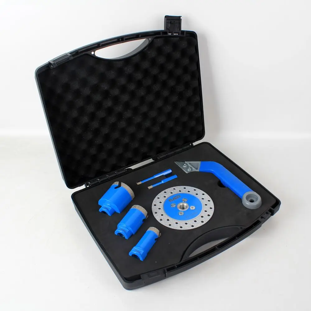 tile installation tool set diamond grout saw blade, vacuum brazed diamond grinding and cutting disc, diamond drill bit