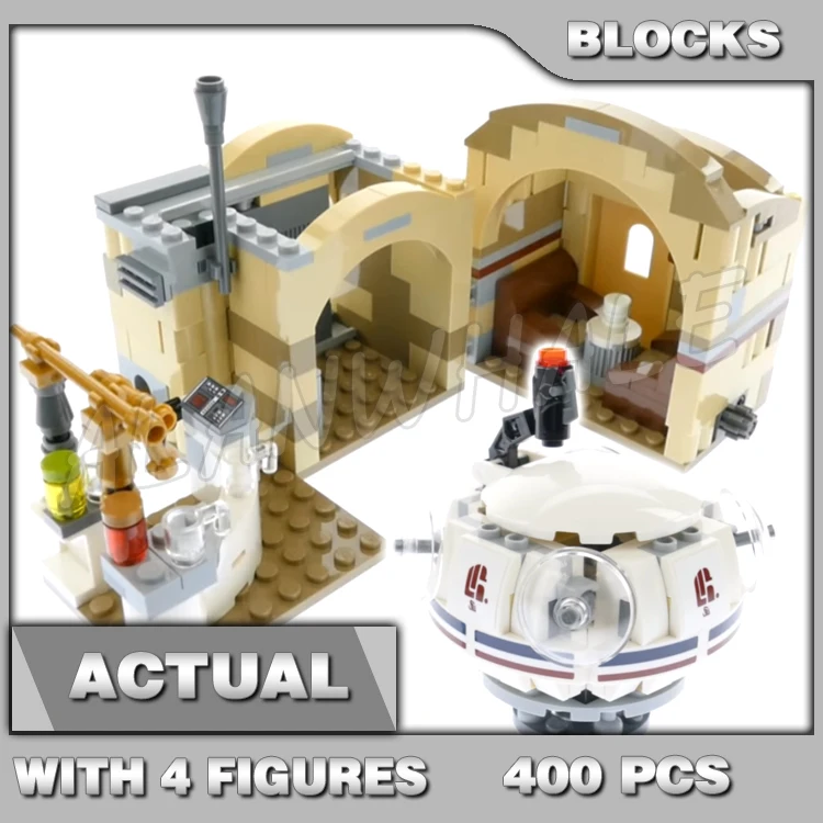 

400pcs Star Plan Mos Eisley Cantina tavern Bar Ubrikkian 9000 Sandtrooper 11421 Building Blocks Toy Compatible With Model
