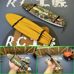 Simulazione Tavola da surf Ornamenti lavabili per 1/10 RC Crawler Car Traxxas TRX4 Defender AXIAL SCX10 RC4WD RTG KM Parti fai da te Giocattoli