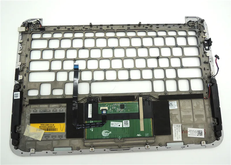 New For Dell XPS 12 L221X 9Q23  Palmrest Touchpad Cover with L&R Speakers with Power connector 08PN5N 8PN5N 0YHKXX YHKXX