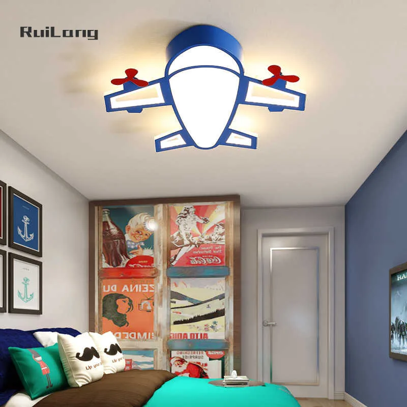 

Kids Ceiling Light Airplane Decor Cute Cartoon Space Aircraft Chandelier For Children Room Baby Boys Bedroom Ceiling Lamp Plafon