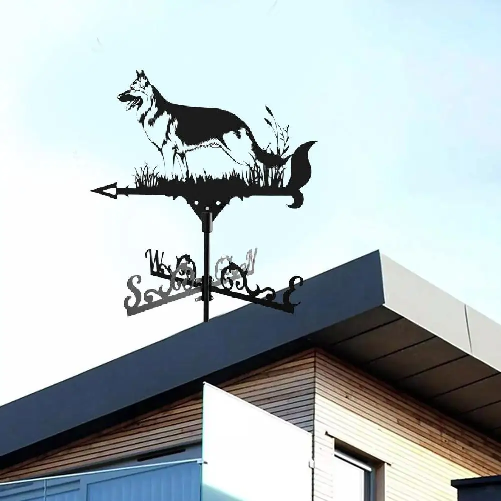 Metal Weather Vane,Weathervane,Shed Rooftop Buildings Wind Indicator Outdoor Decor,Garden Decorations,Garden Ornaments Outdoor