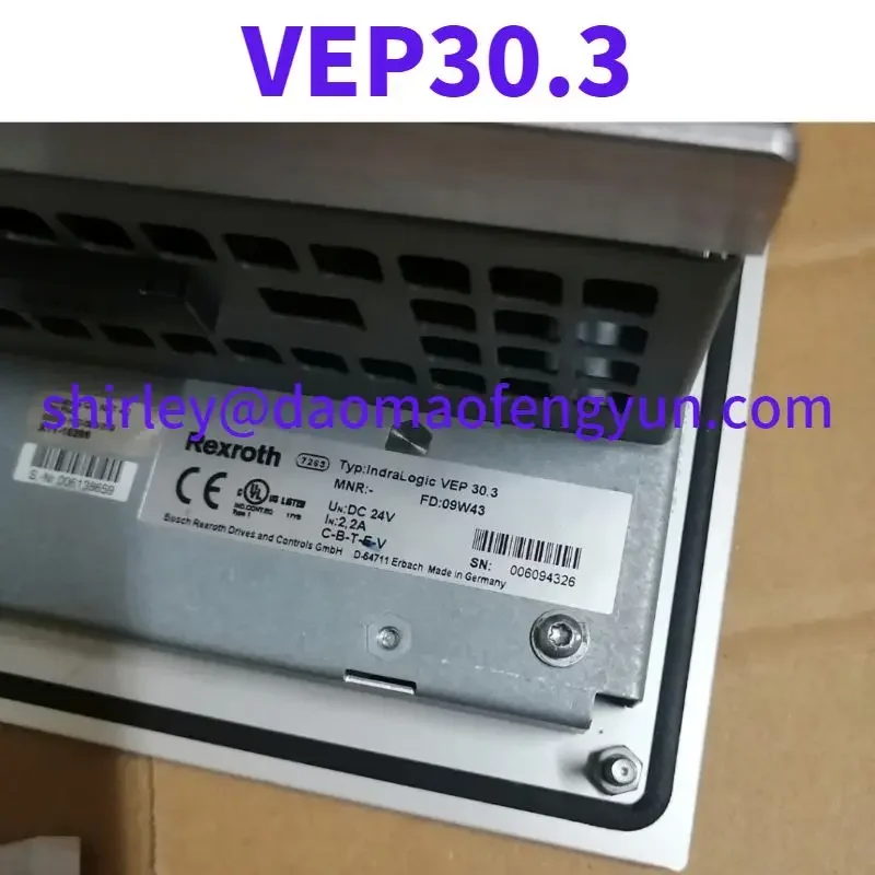 Used Original Industrial control screen  VEP 30.3