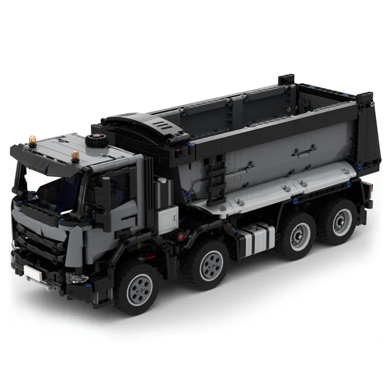 NIEUWE Technische Techniek Serie Dump Truck Trailer Transport Auto Model Bouwstenen DIY Monteren Bakstenen Speelgoed Kinderen Geschenken