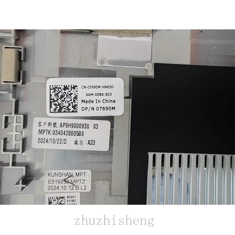 HSX..07690M New Bottom D Cover Lower Case for Dell Pro 14 Plus PB14250 2-in-1 Laptop