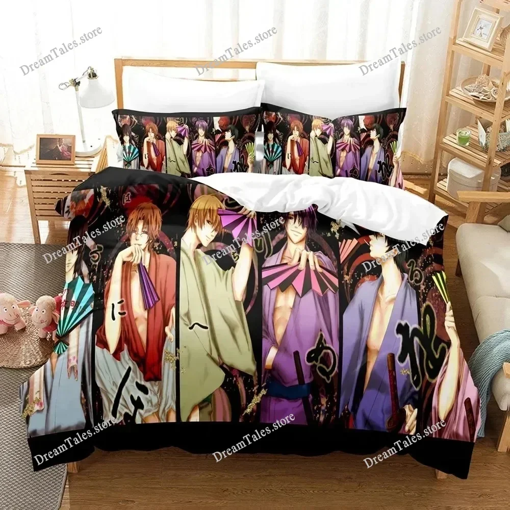 

Fashion 3D Gin Tama Bedding Sets Duvet Cover Set with Pillowcase Twin Full Queen King Bedclothes Bed Linen Home Textile741