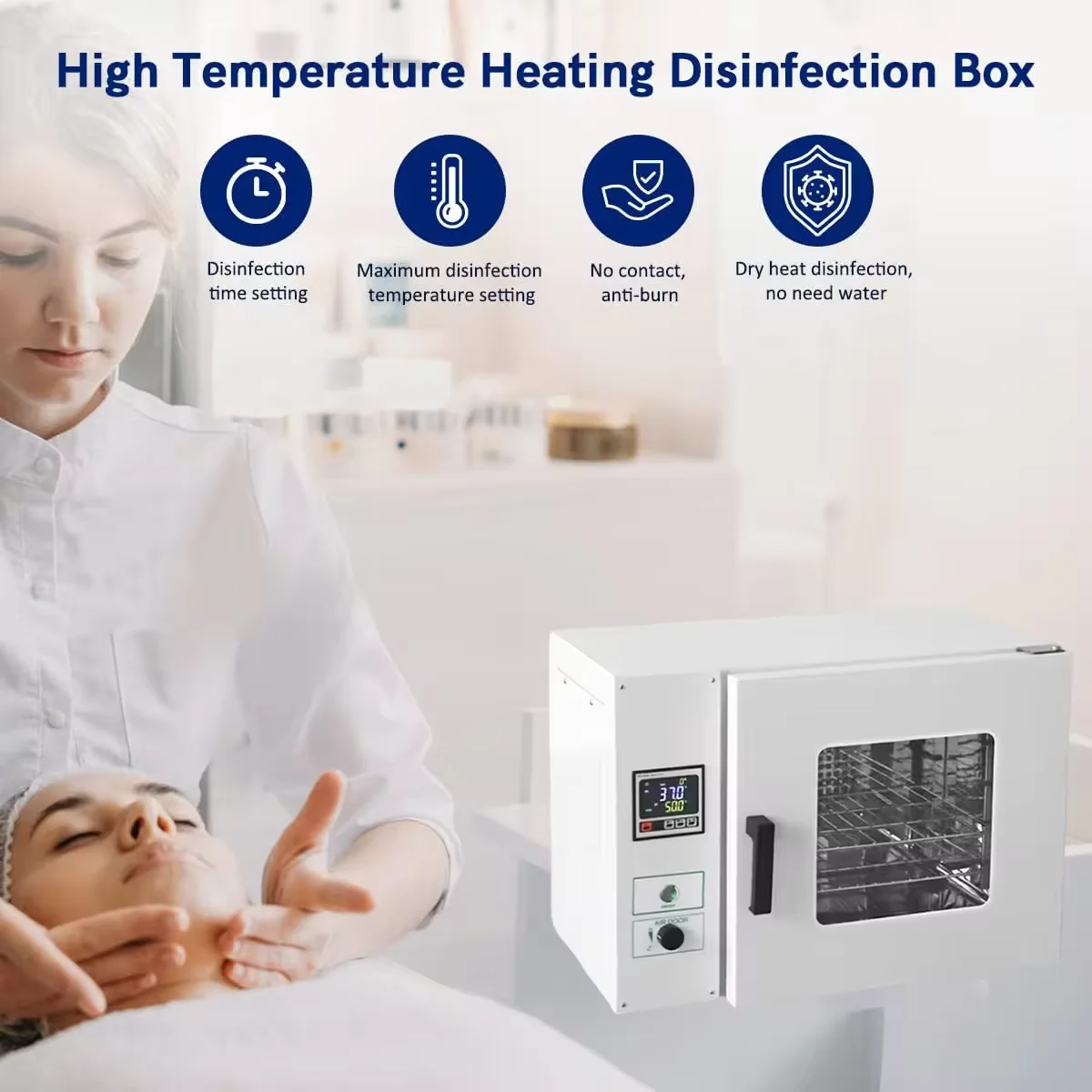 IKEME 25L high temperature medical sterilizers lab drying oven disinfection cabinets dry hot air steriliser dry heat sterilizer