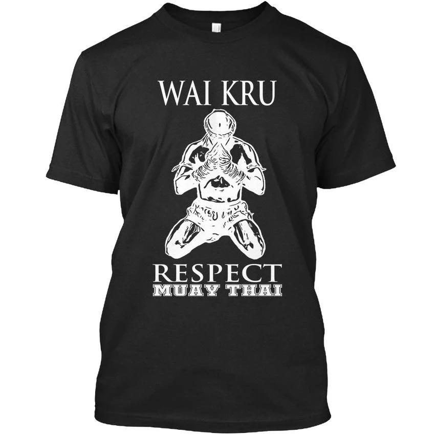 

Wai Kru Ceremony Respect Muay Thai T Shirt New 100% Cotton Short Sleeve O-Neck T-shirt Casual Mens Top