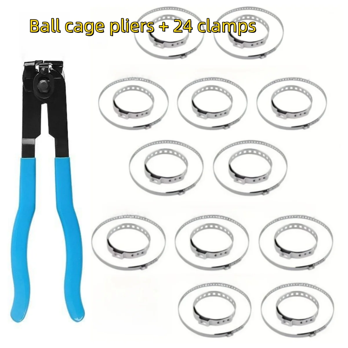 Automotive half-shaft ball joint fixture, drive bearing clamping adjustable clamp,