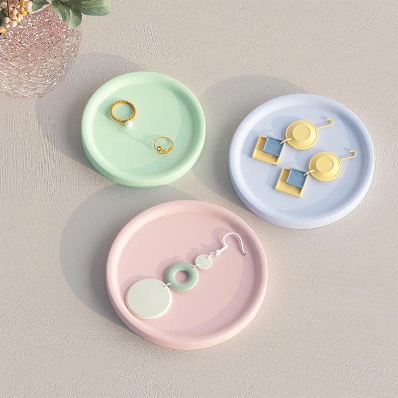 Storage Tray Silicone Mold DIY ConcreteCement Plaster Epoxy Resin Geometric Storage  Plate Mould Round Square Hexagon Dish Mould