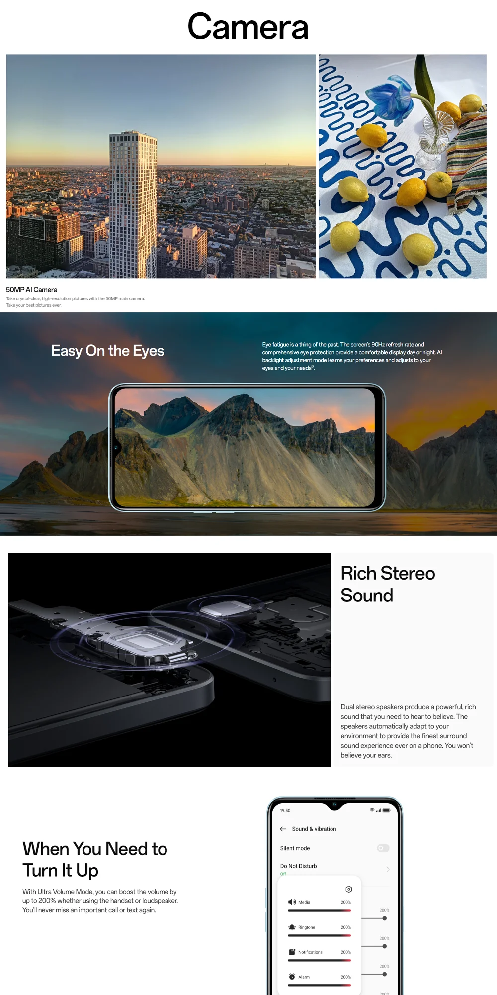 OPPO A78 6.56" Screen 5G LTE Smartphone 8GB+256GB 50MP AI Camera 5000mAh Big Battery 2026 Newest Dual SIM Android Mobile Phone