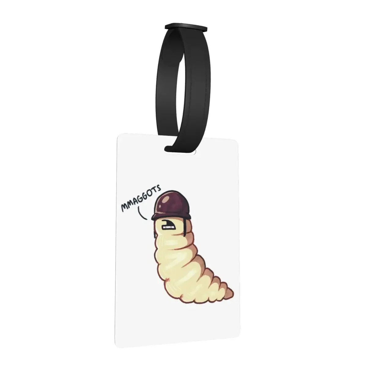 

Team Fortress Soldier Maggot Luggage Tags Suitcase Accessories Travel Fashion Baggage Boarding Tag Label Holder ID Name Address