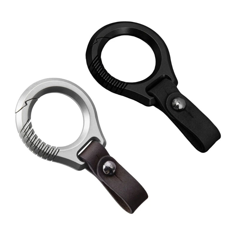 

Outdoor Titaniums Carabiner Keyring Waist Hanging Keychain Buckles AntiLost Quick Releases Spring Keyring Enduring