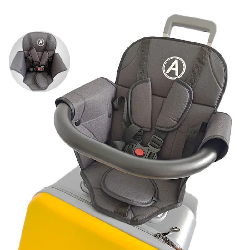 Children's Suitcase with  And Handlebar Se Belt Protection Accories Can Sit And Ride Fence Protection Toy Carriage