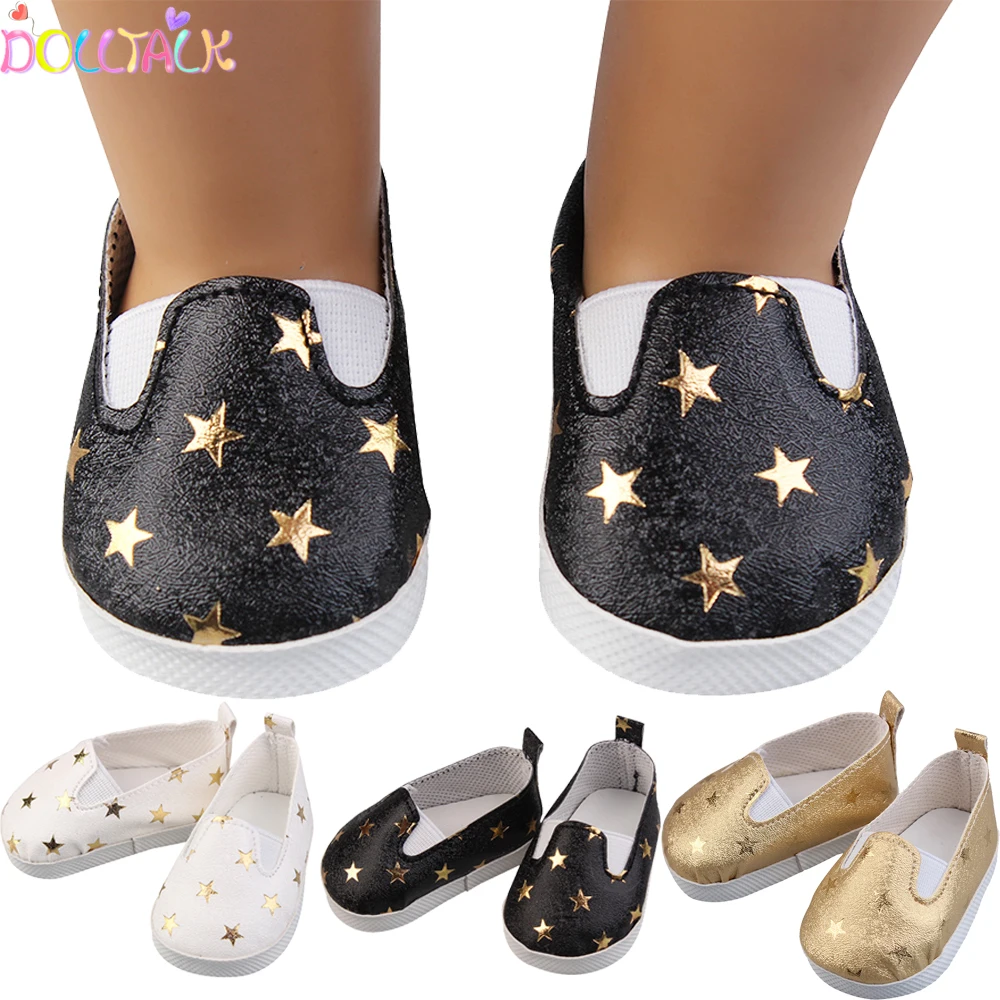 Doll Talk Fashion Five-pointed Star PU Leather 1/6 Doll Shoes For BJD blyth Licca Doll Toy Mini Boots Cute Girl Dolls Shoes