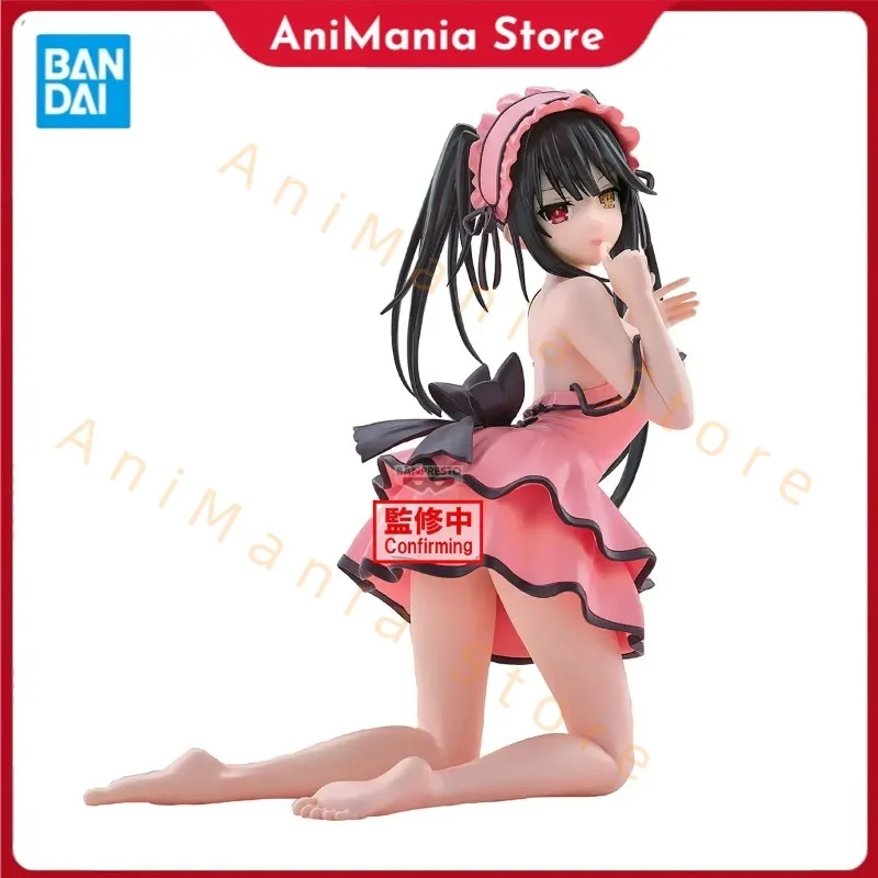 

Original BANPRESTO DATE A LIVE Tokisaki Kurumi Nightmare sweet silk wear PVC Anime Figures Action Figure Model Toys Gift