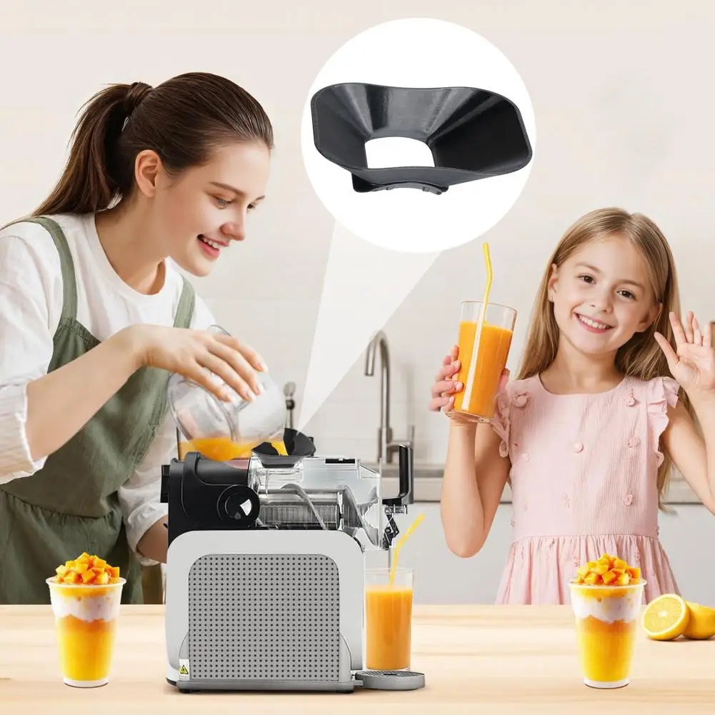 1/2 قطعة غطاء تدفق مضاد للرذاذ لآلة نينجا سلوشي FS301 FS300 غطاء دليل سائل بلاستيكي ملحقات آلة صانع السلوشي #5