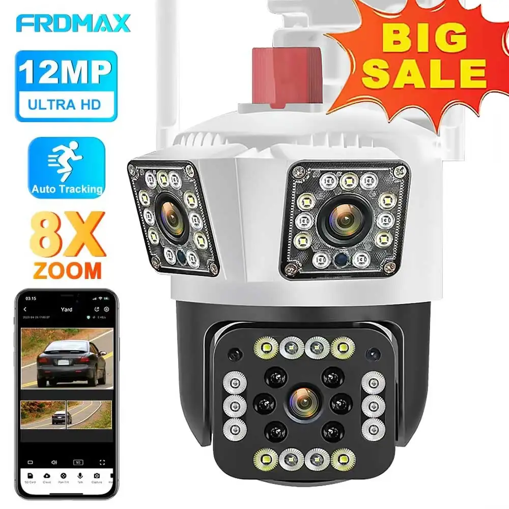 6K 12MP Wifi Ip Cam… - image