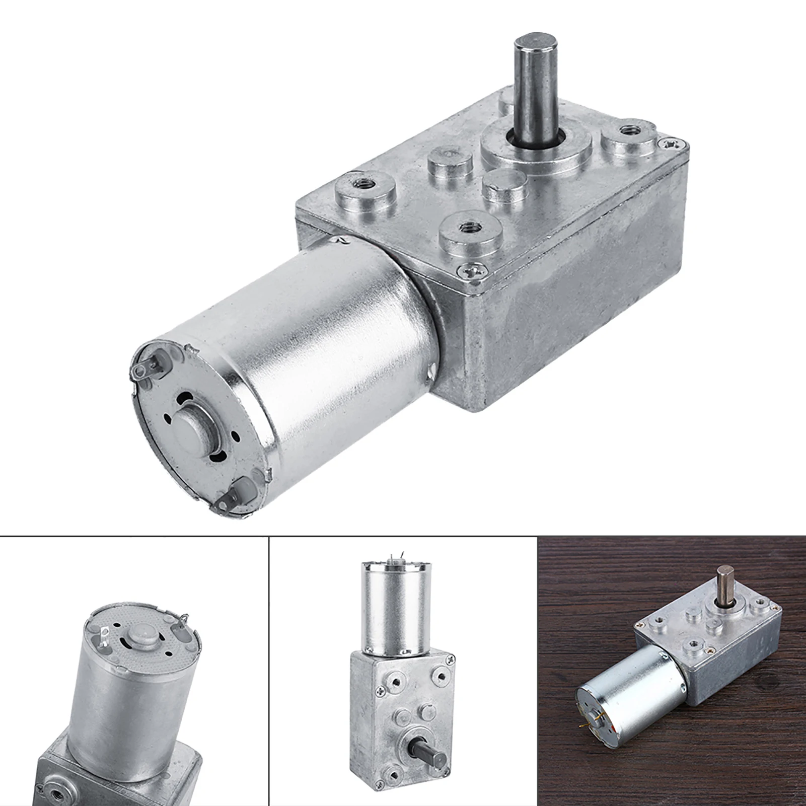 ZK20 Reversible High Torque Worm Geared Box Motor DC 12V Reduction Motor(20RPM)