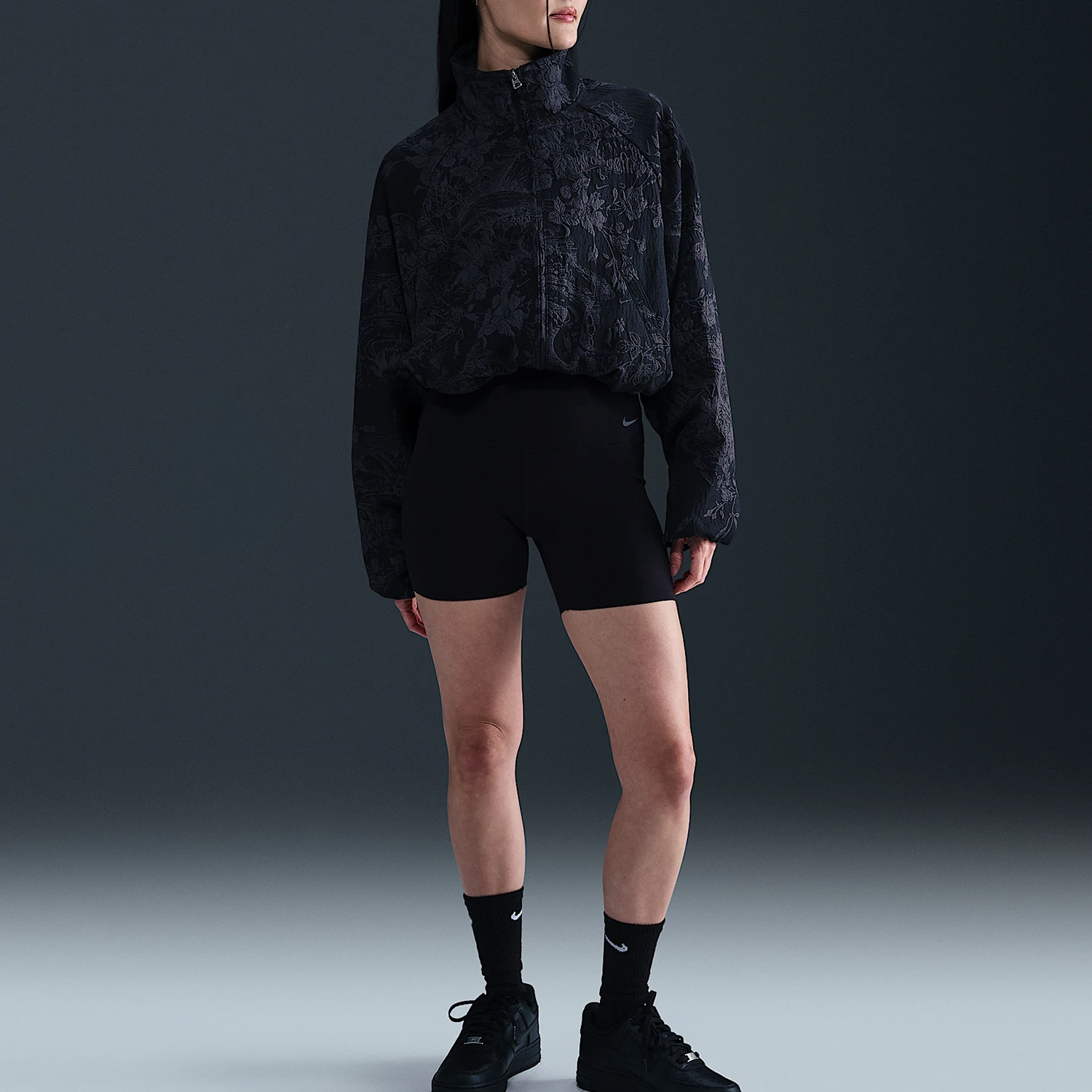 

Nike genuine New Women's Breathable Stand Collar Sport Jacket HF9581-010