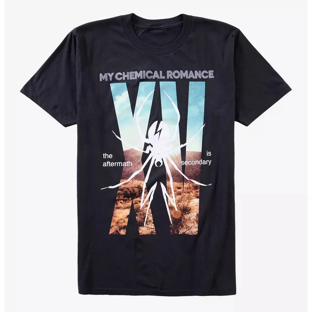 My Chemical Romance Killjoys Band T-Shirt Baumwolle Grafik-T-Shirt Herren Damen Sommer Streetwear – Detail 7