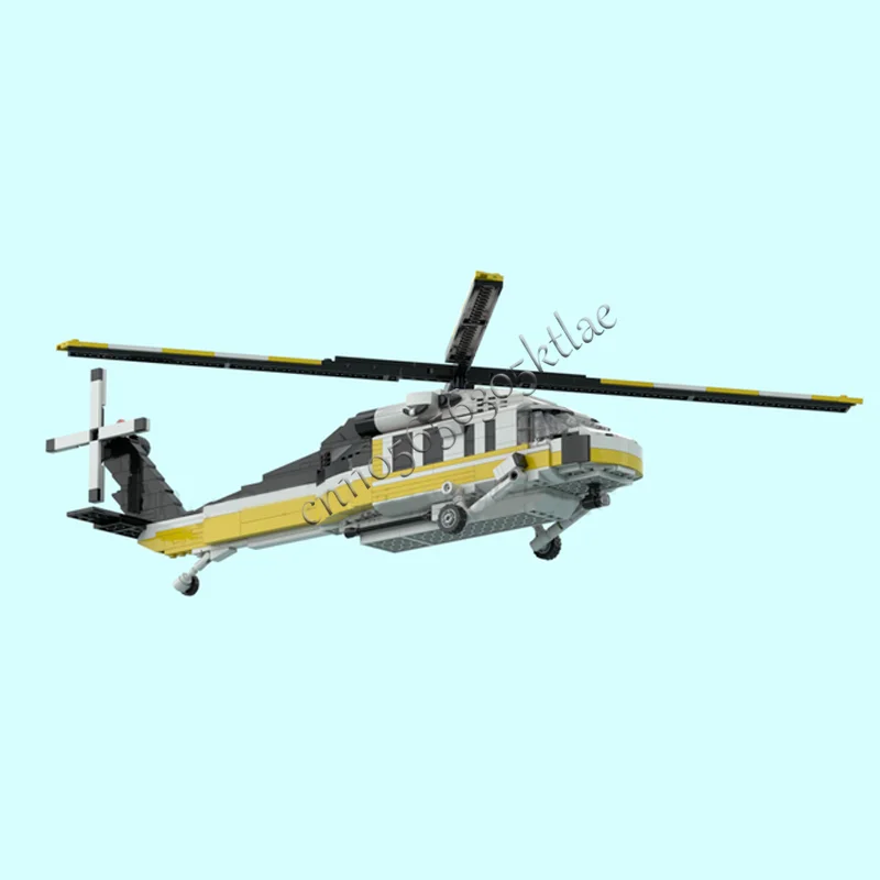 767 قطعة طائرة هليكوبتر لمكافحة الحرائق الجوية نموذج طائرة MOC بنة الطوب لعبة التجميع الإبداعية للأطفال هدايا عيد الميلاد