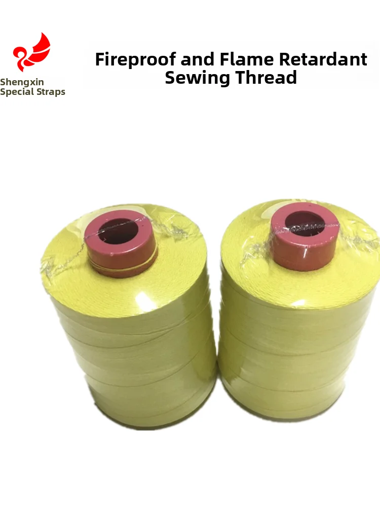 High-Temperature Resistant Aramid Sewing Thread Home Textile Industry High Tensile Strength Fireproof Resistant to Ignition