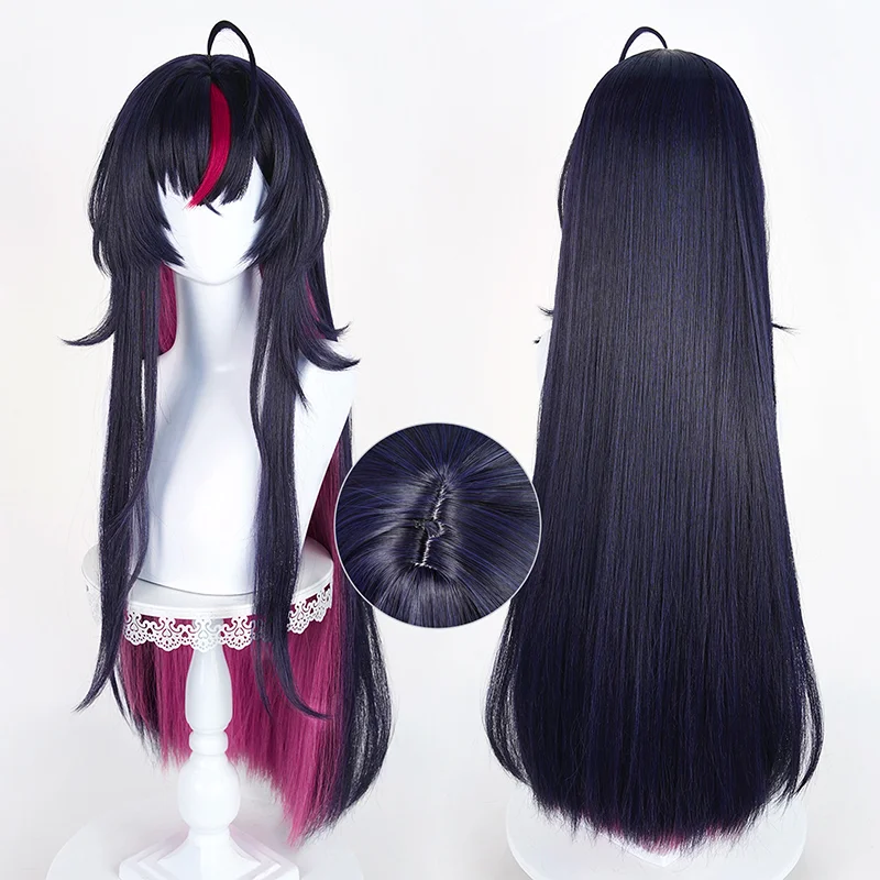 Game NTE Shinku Cosplay Wig Moon Night Red Dragon Cosplay Hair For Hallowmas Comicon Party Adult Women Man