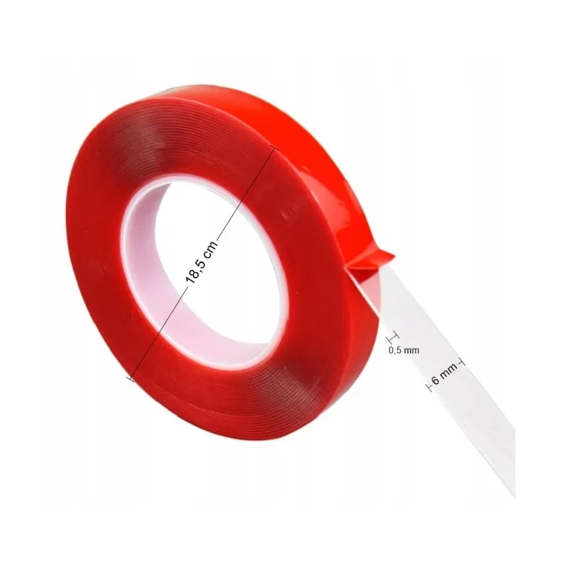 Clear Acrylic Double - Sided Tape 3Meter, Strong Adhesive & Traceless, Waterproof Nano Tape for Car, Metal