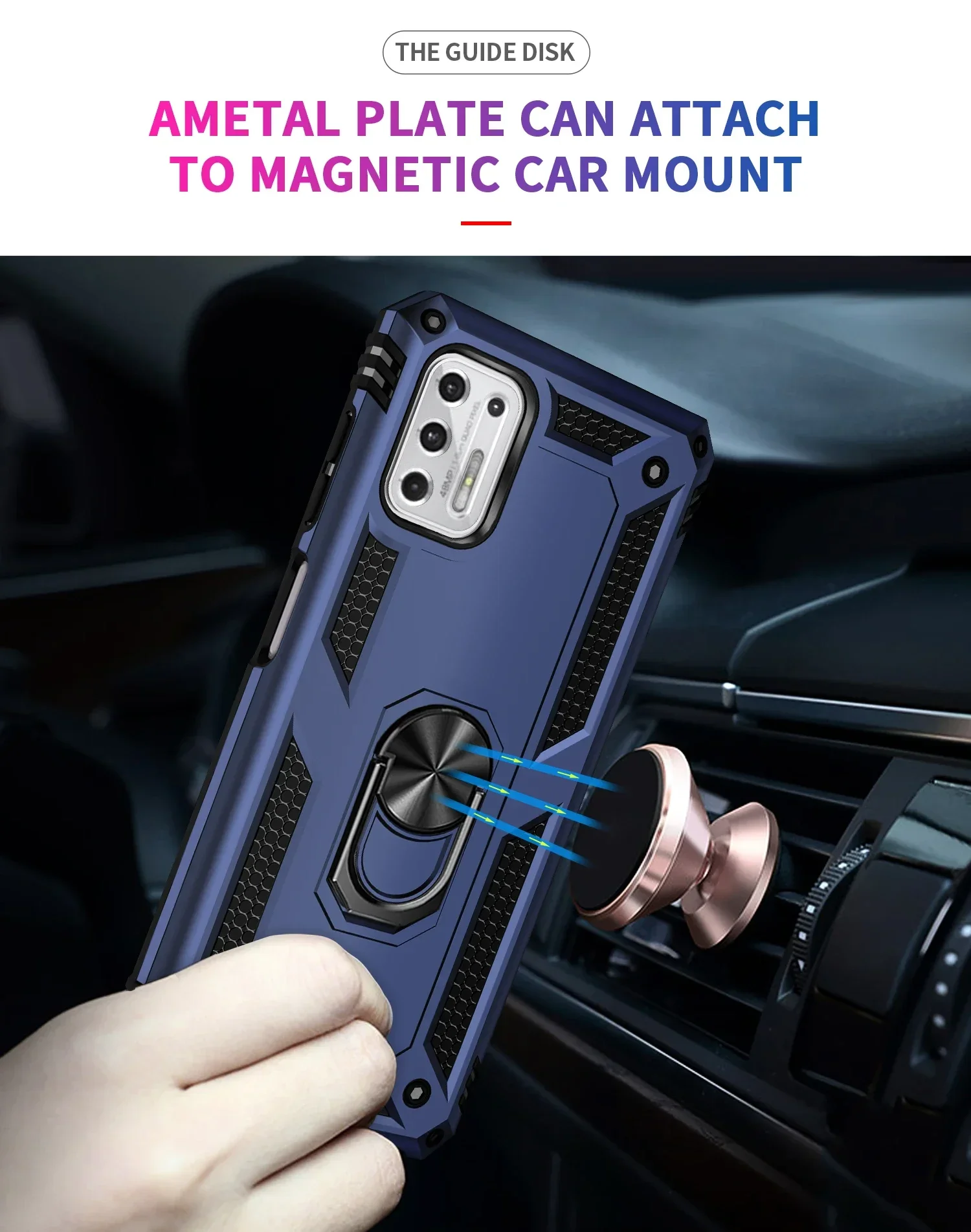 

Shockproof Cover for Motorola Moto G Stylus 5G 2025 2023 2022 4G 2021 Silicone Soft Cases Finger Ring Holder Phone Case Funda