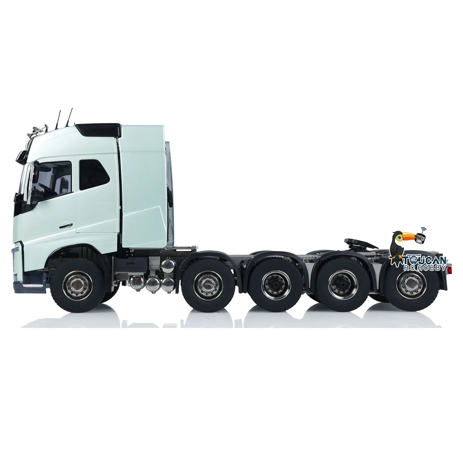 1/14 RTR RC Tractor Truck 10x10 Metal Chassis Remote Control Trucks FH750 FH16 Model 3-Speed Cars Light Sound Set Toys THZH1821