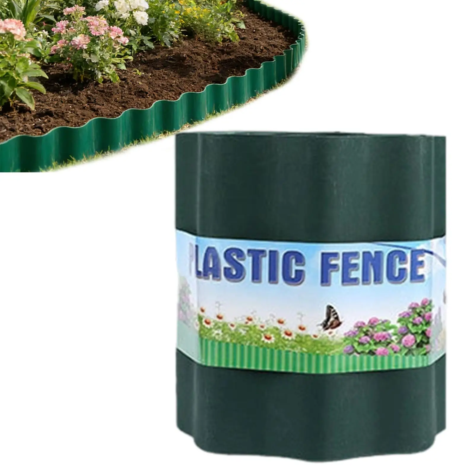 Garden Grass Lawn Edge Border Fence Path Flexible Lawn Edging Border Fence Outdoor Landscape Garden Decor