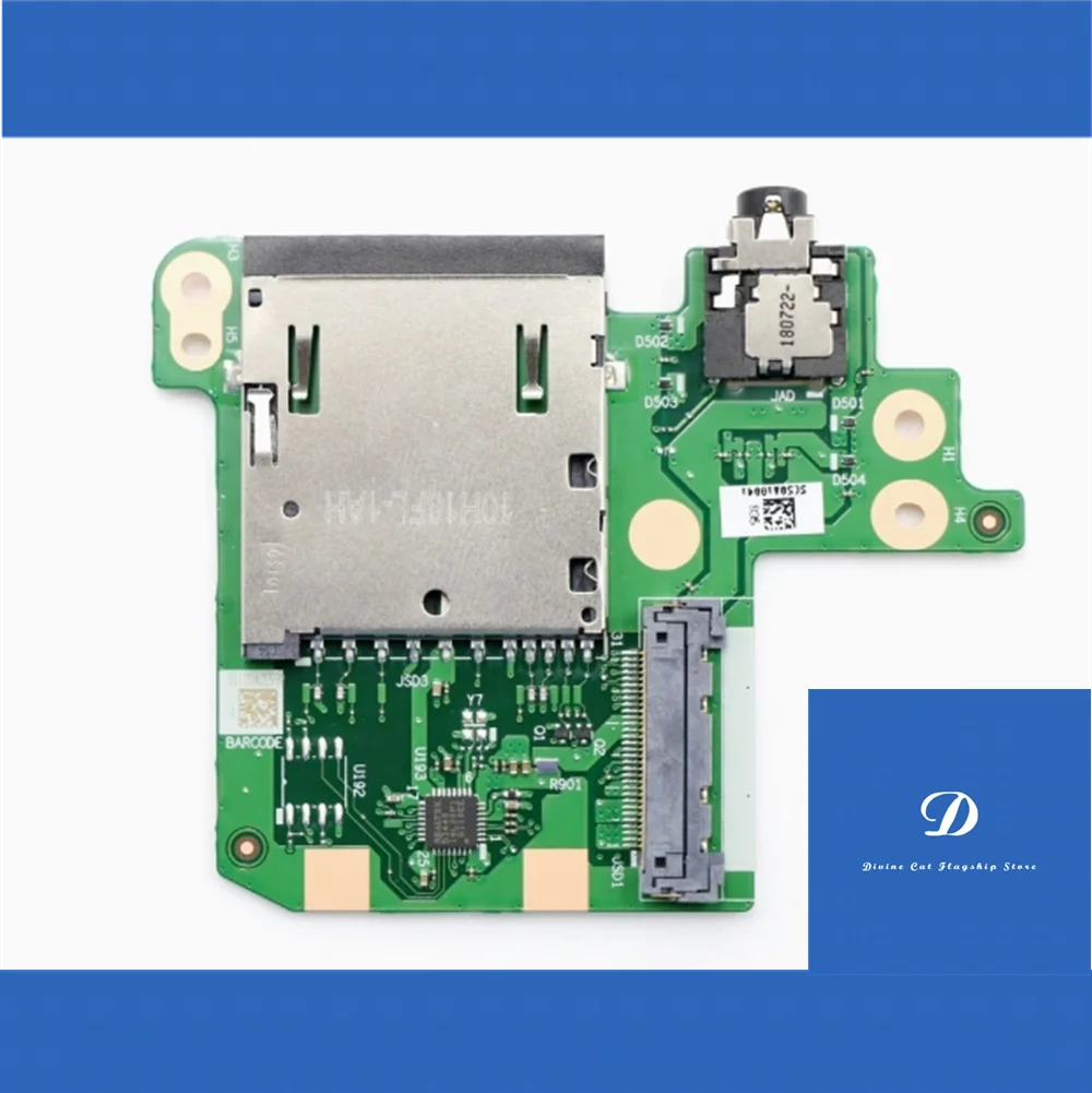 FOR  Lenovo ThinkPad T480S 01ER995 Audio Earphones SD Card Reader Board