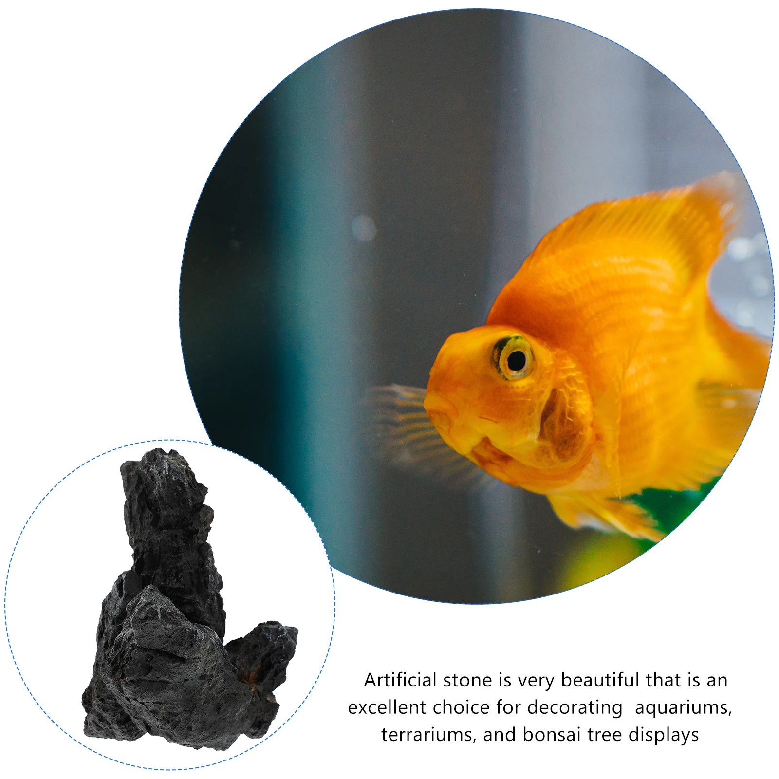 

Aquarium Simulation Ornament Fish Tank Decoration Resin Landscaping Ornament Realistic Aquarium Decor Eco- Tank
