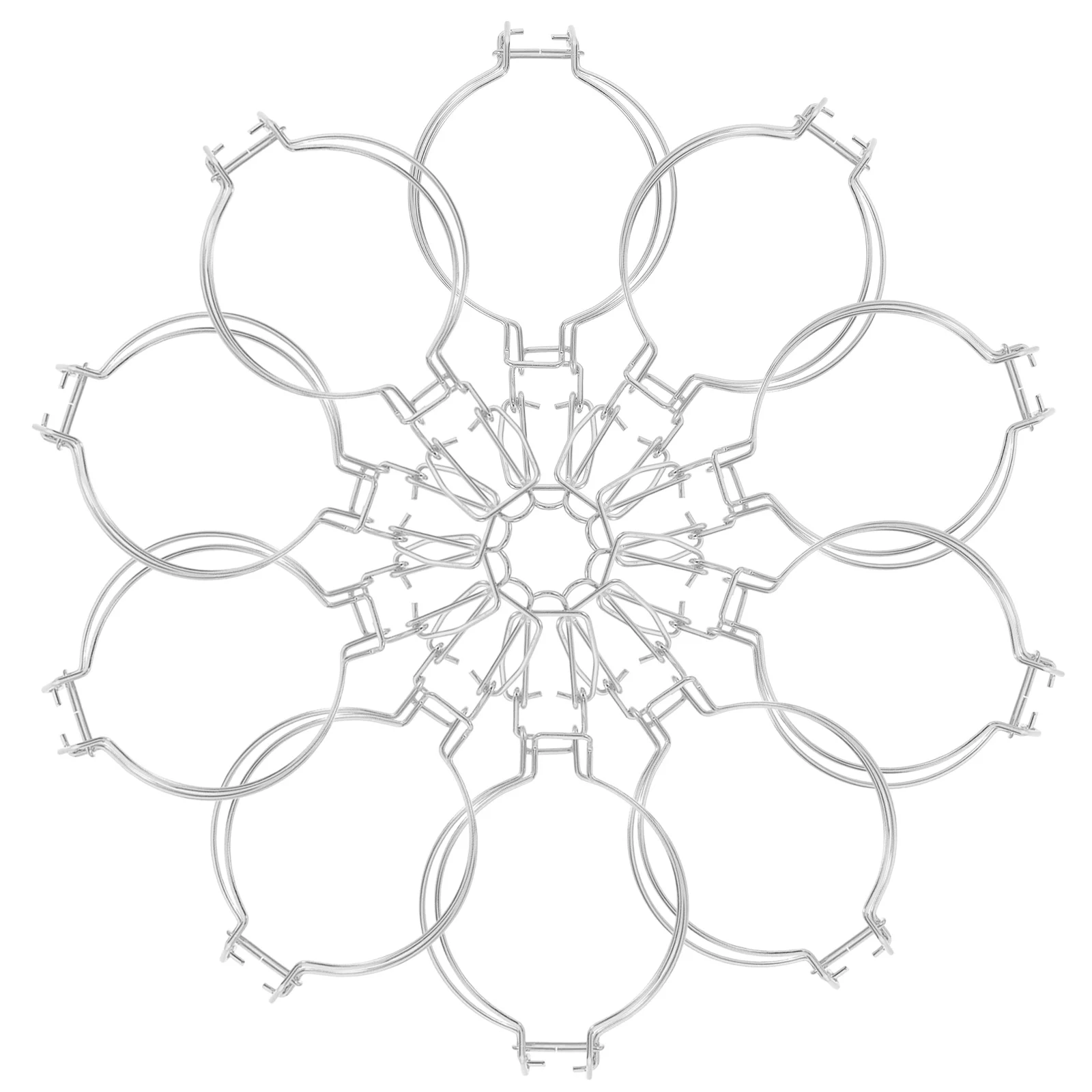 

10pcs Glass Jar Sealing Accessories Stainless Steel Wire Buckle Replacement Wide Mouth Canister Clips Home Restaurant Storage