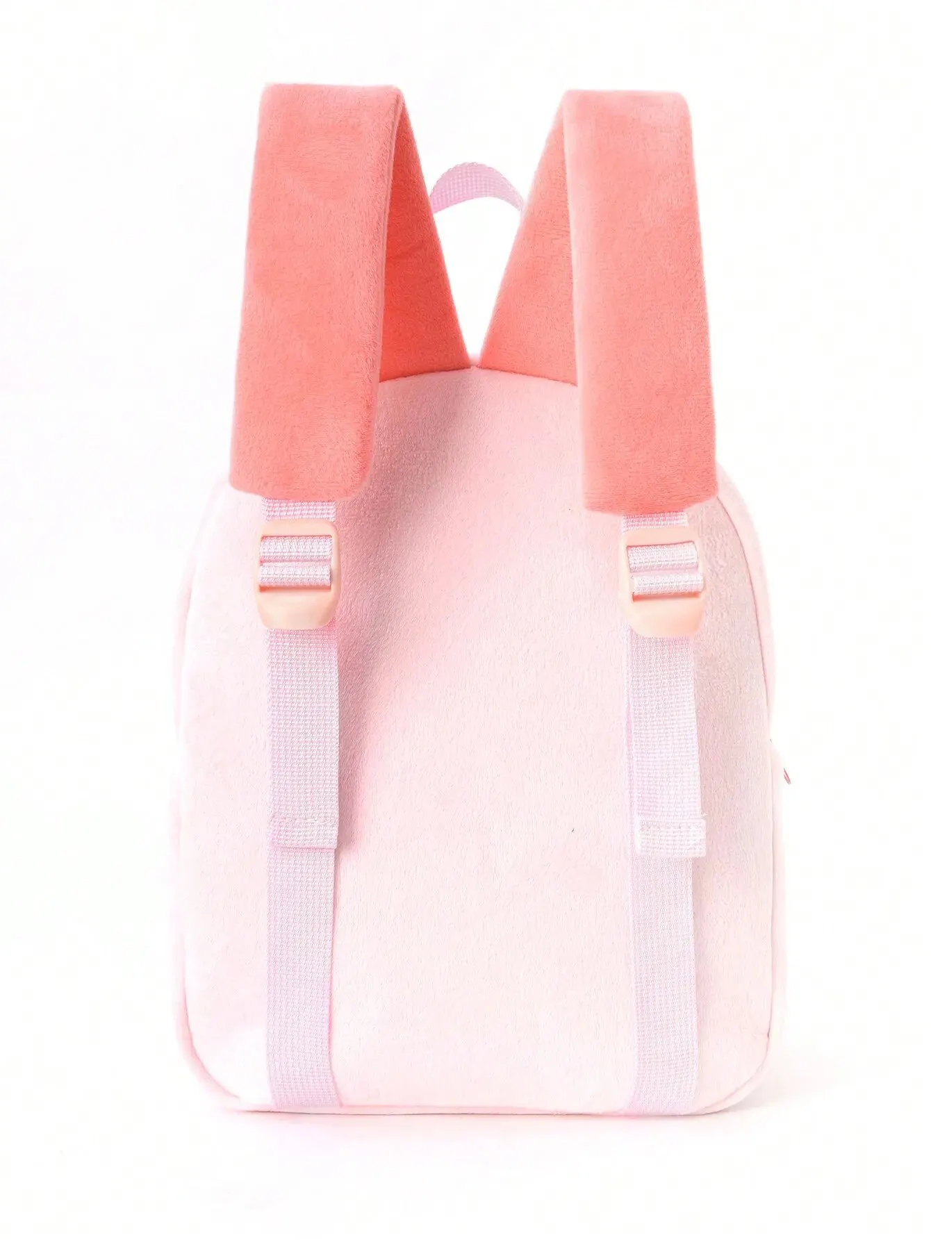 Gatinho bordado de grande capacidade e mochila de pelúcia para crianças, rosa, fofo, clássico, meninas, 1 pc