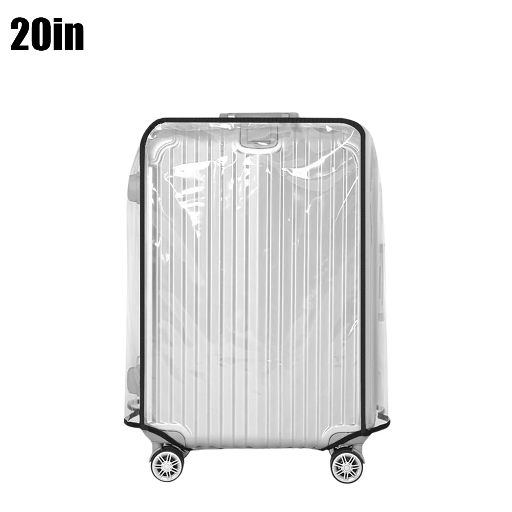 

18-30inch Clear Suitcase Cover Protector Transparent Travel Luggage Protector PVC Waterproof Wheeled Suitcase Travel Accessories
