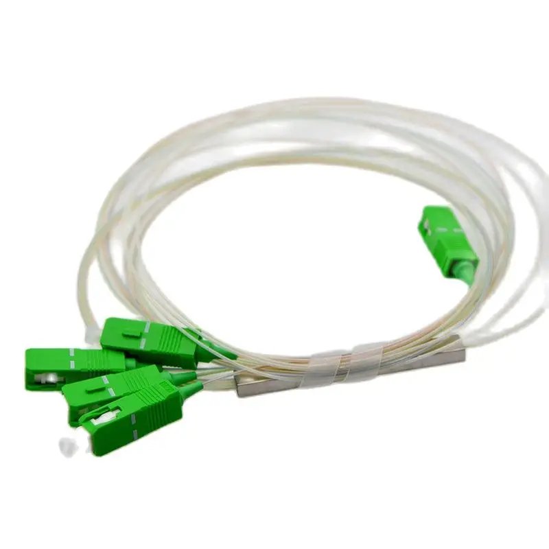 10 Stuks Nieuwe Sc Upc/Apc Fiber Optic Splitter Connector 0.9Mm Single Mode 1:4 Plc Differentiële Splitter Whoesale