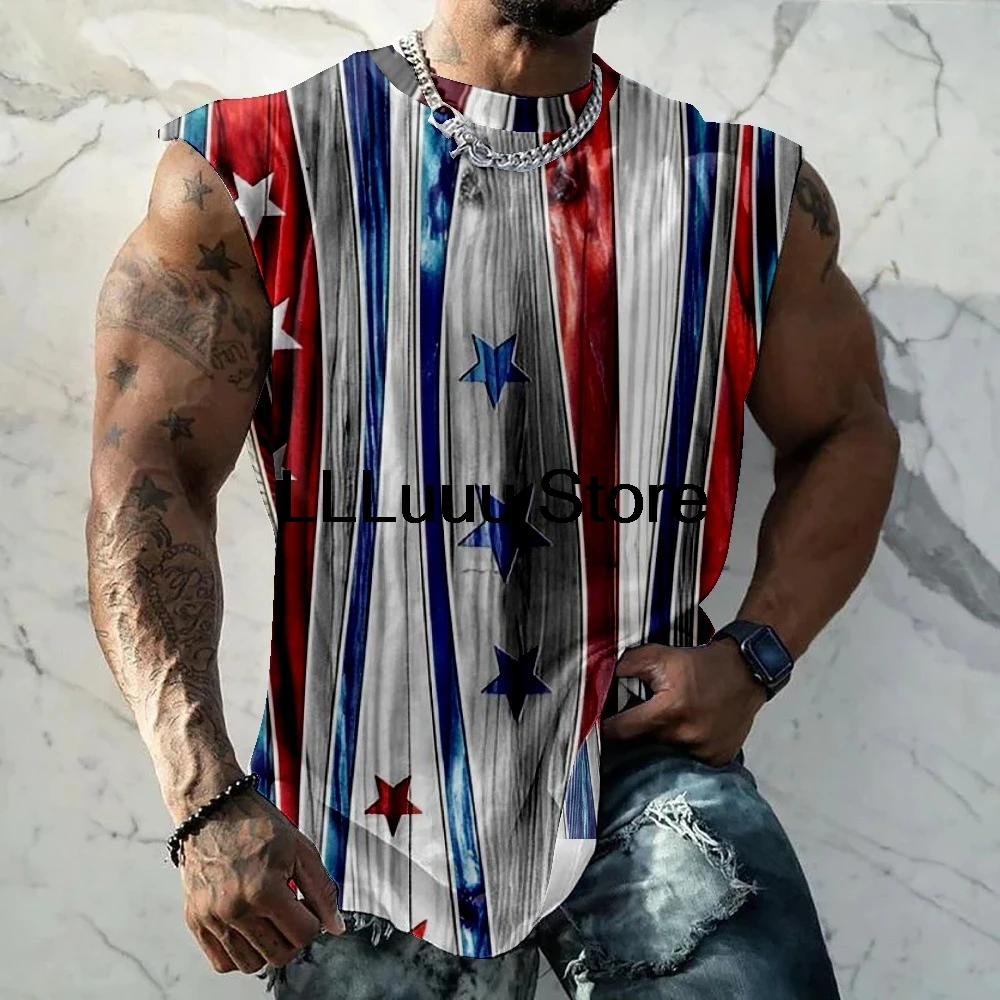 Camiseta sin mangas con estamp - Tank Top Muscle reseña y precio