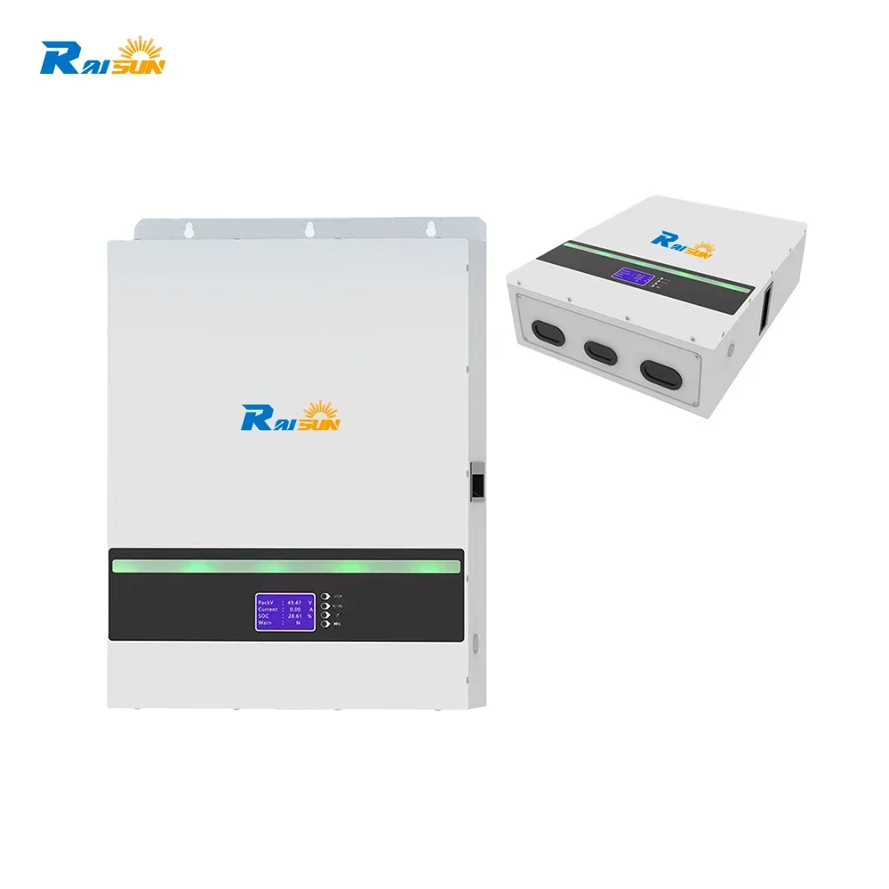 Raisun Smart Solar System 200 ah 100ah Lifepo4 Wall-mounted Price Energy Storage Lithium System Battery 24v 25.6v