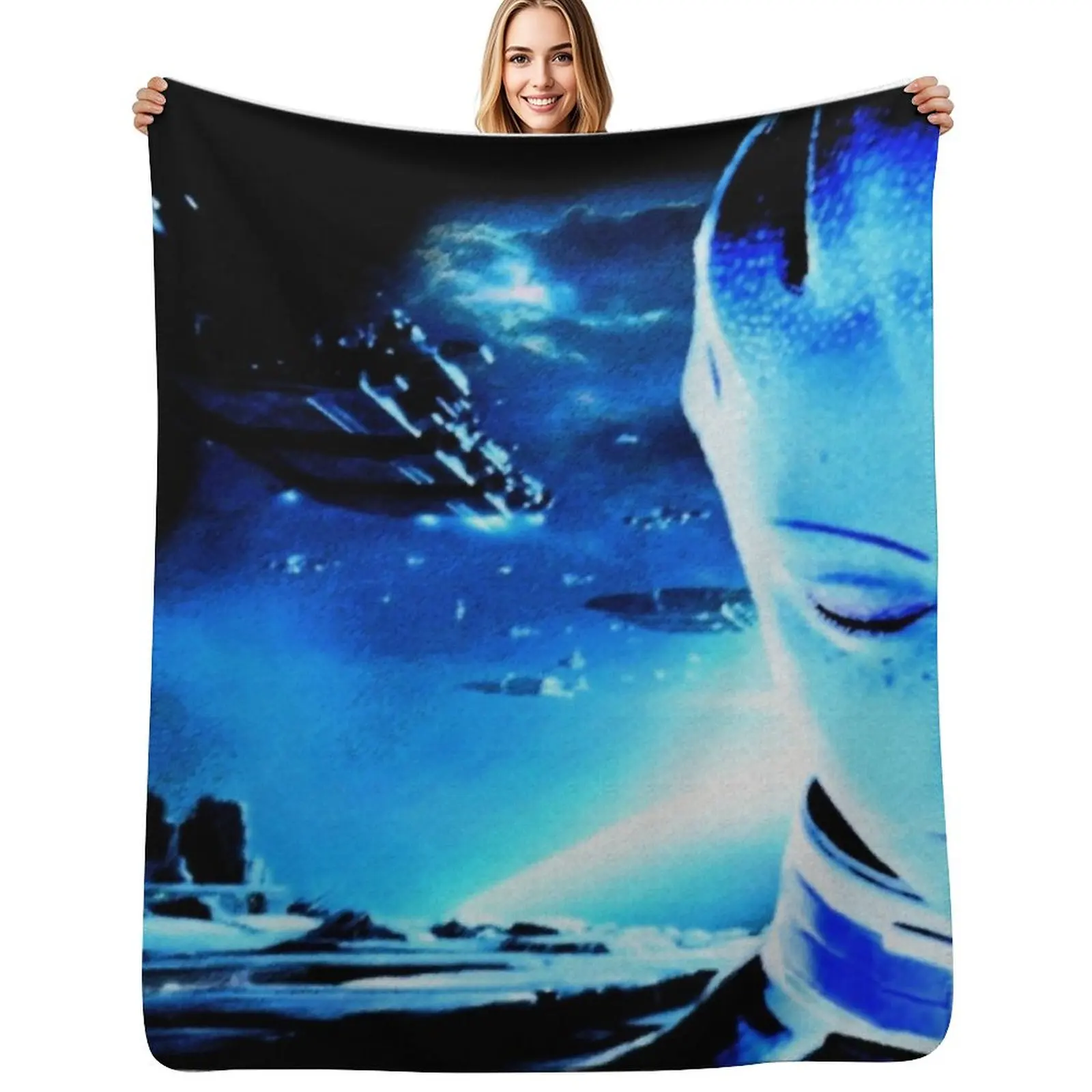 

Mass Effect: Liara T'Soni Digital Painting Throw Blanket cosplay anime Baby Luxury Brand Sofa Throw Blankets