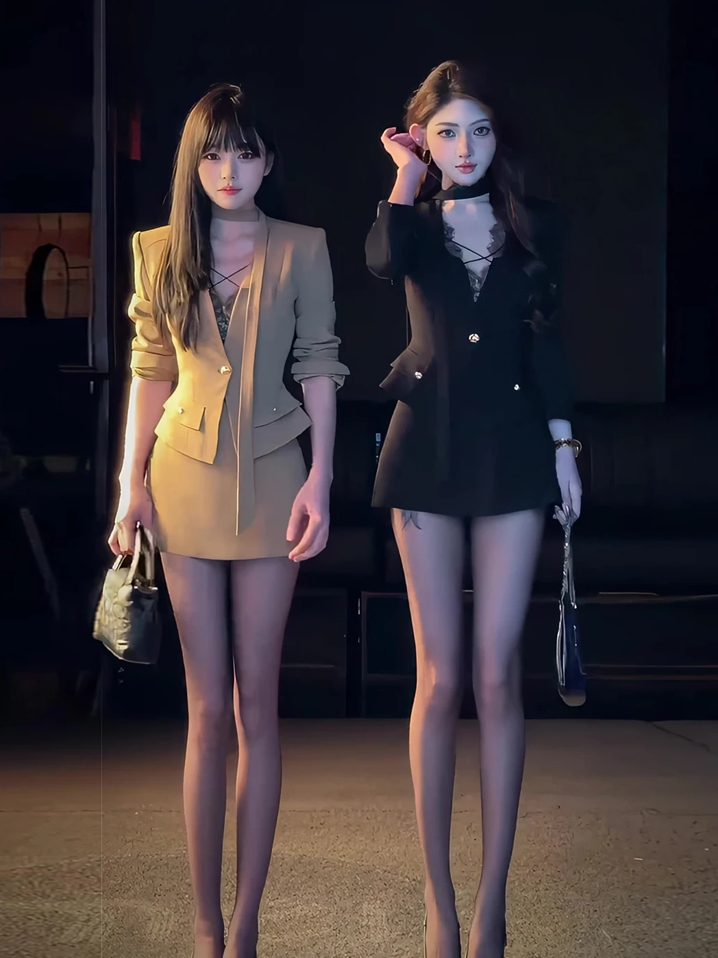 

Elegant Workwear Suit Set Women's Early Autumn Complete High-quality Sense Sash Jacket Short Skirt Maturity Style Fashionable