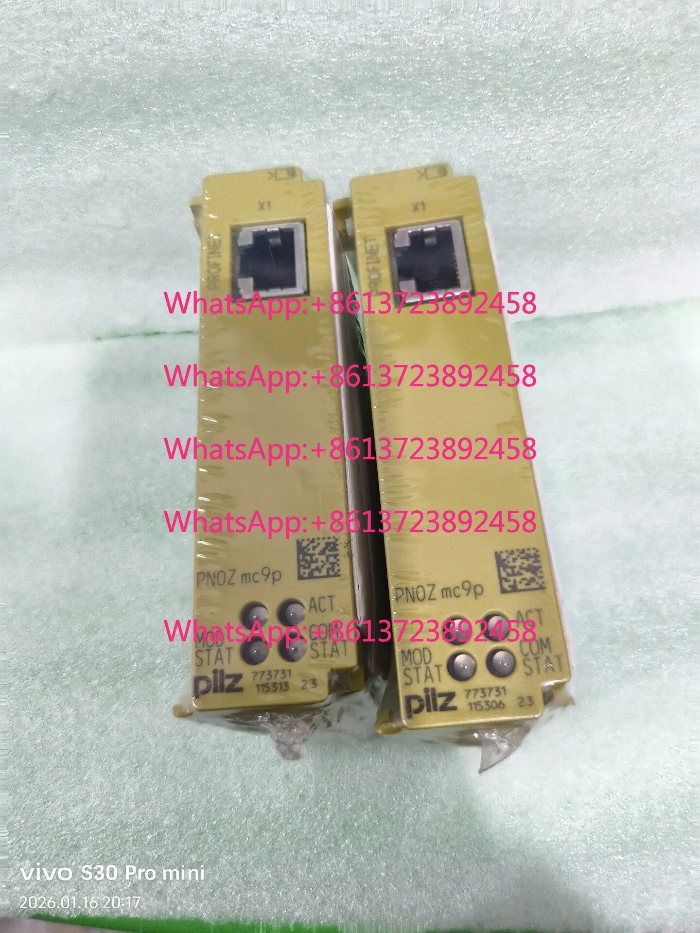 Pilz safety relay PNOZ mc9p 773731, brand new original genuine