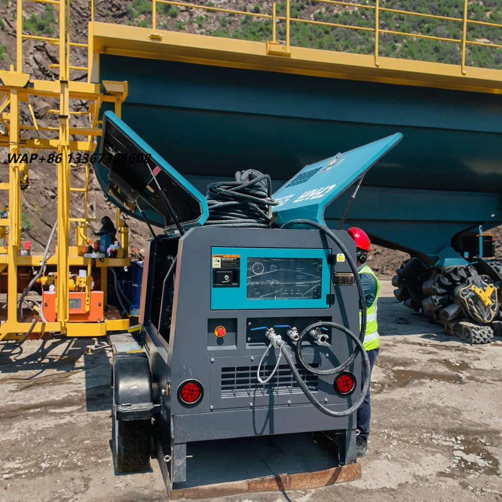 CFAIR 5.4 M3/MIN SCREW AIR COMPRESSOR PORTABLE  for Road Maintenance Shipyards, Nuclear Power Plants/offshore Oil Platform